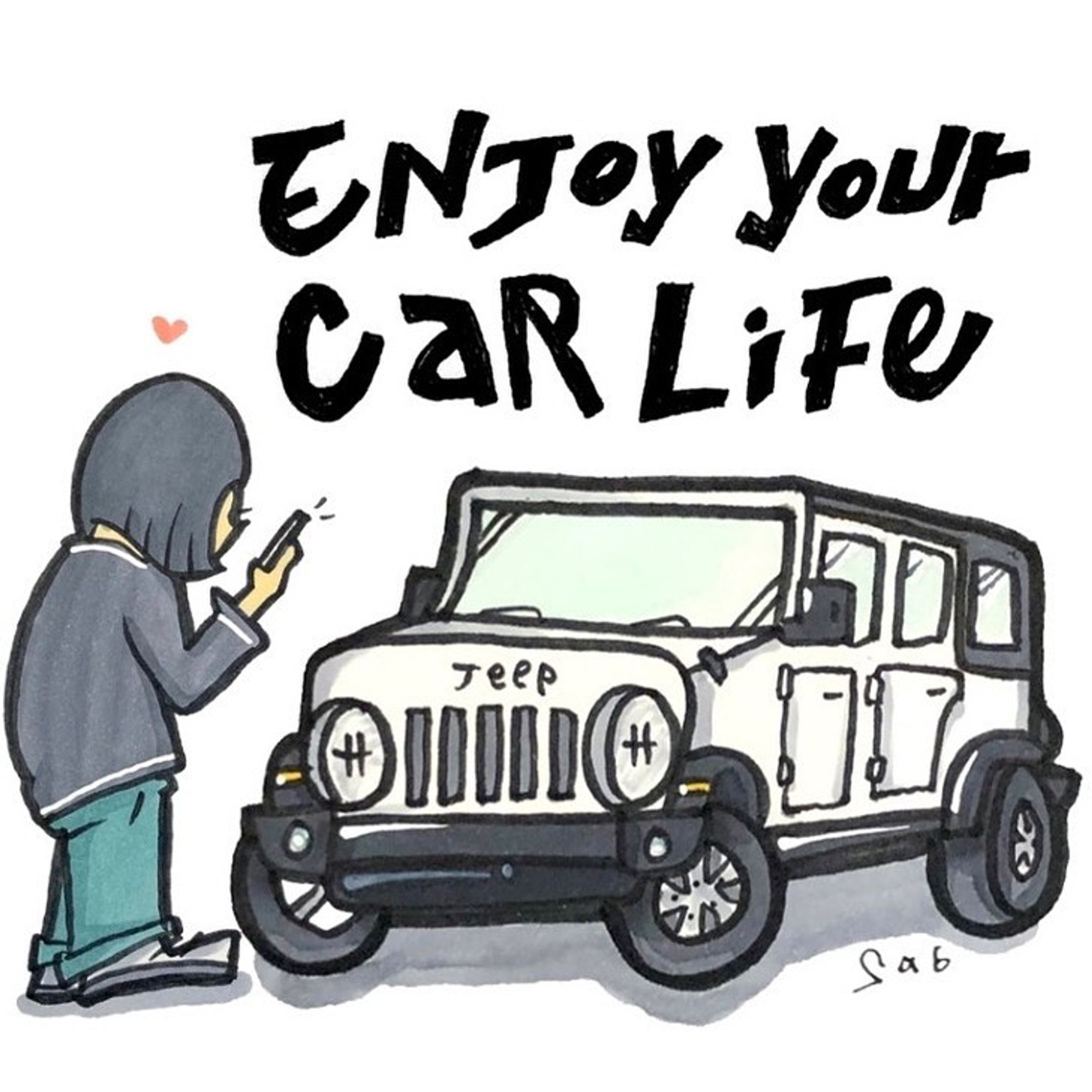Enjoy your car life.
#drawing  #illustration #art #artwork #car #jeep #イラスト #落書き #イラストレーター #絵 #アート #女の子イラスト #ガールズイラスト #車 #ジープ-1