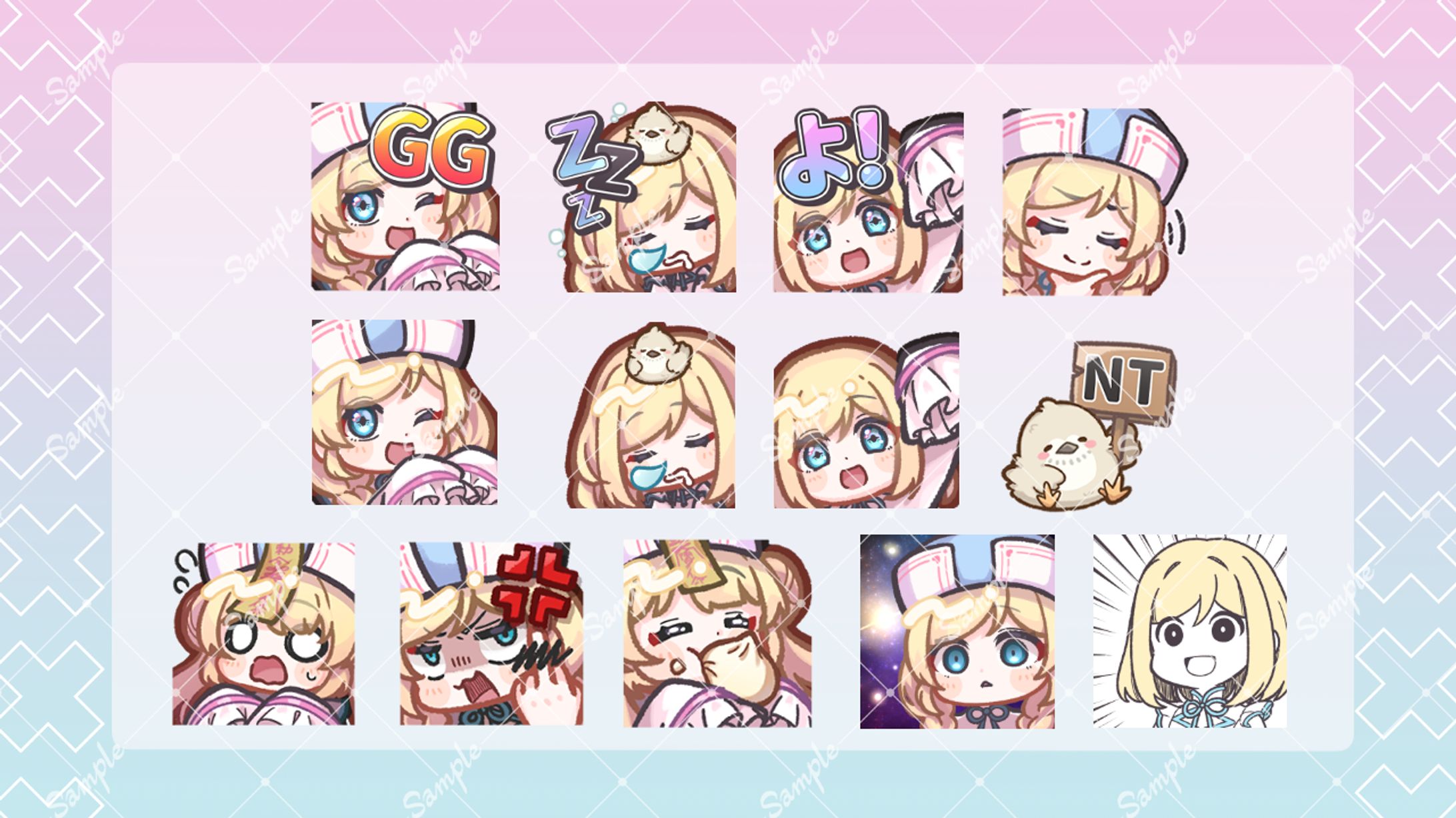 詩奈うみ様　twitchスタンプ-1