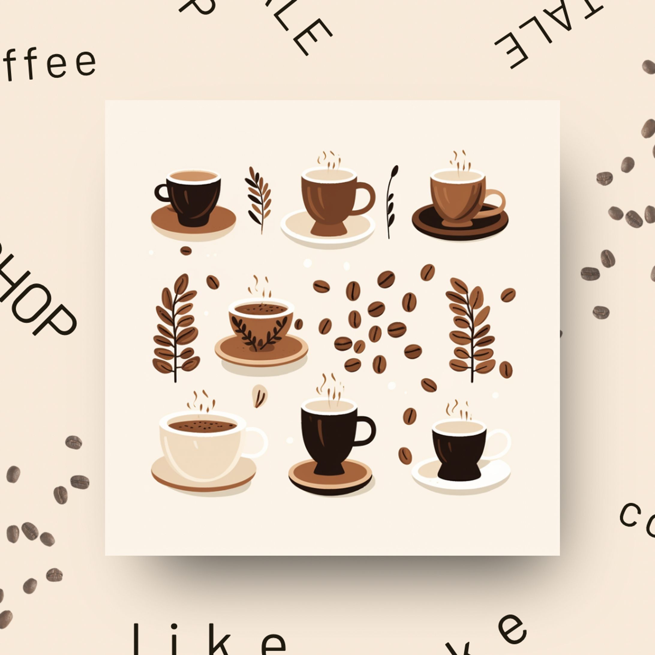 I love coffee.-1