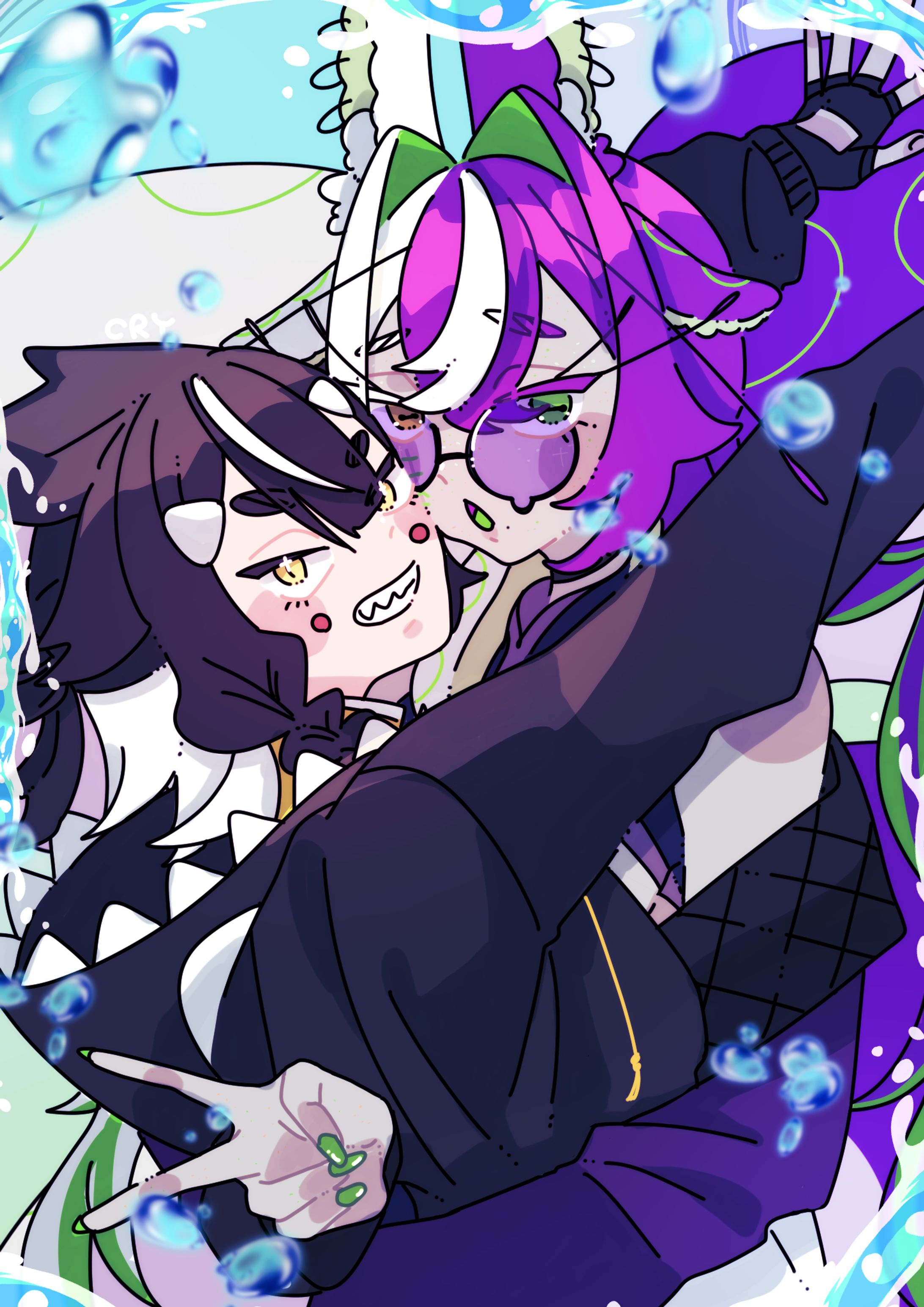 深海くらいﾁｬﾝ・大科オーカ　イラスト-1