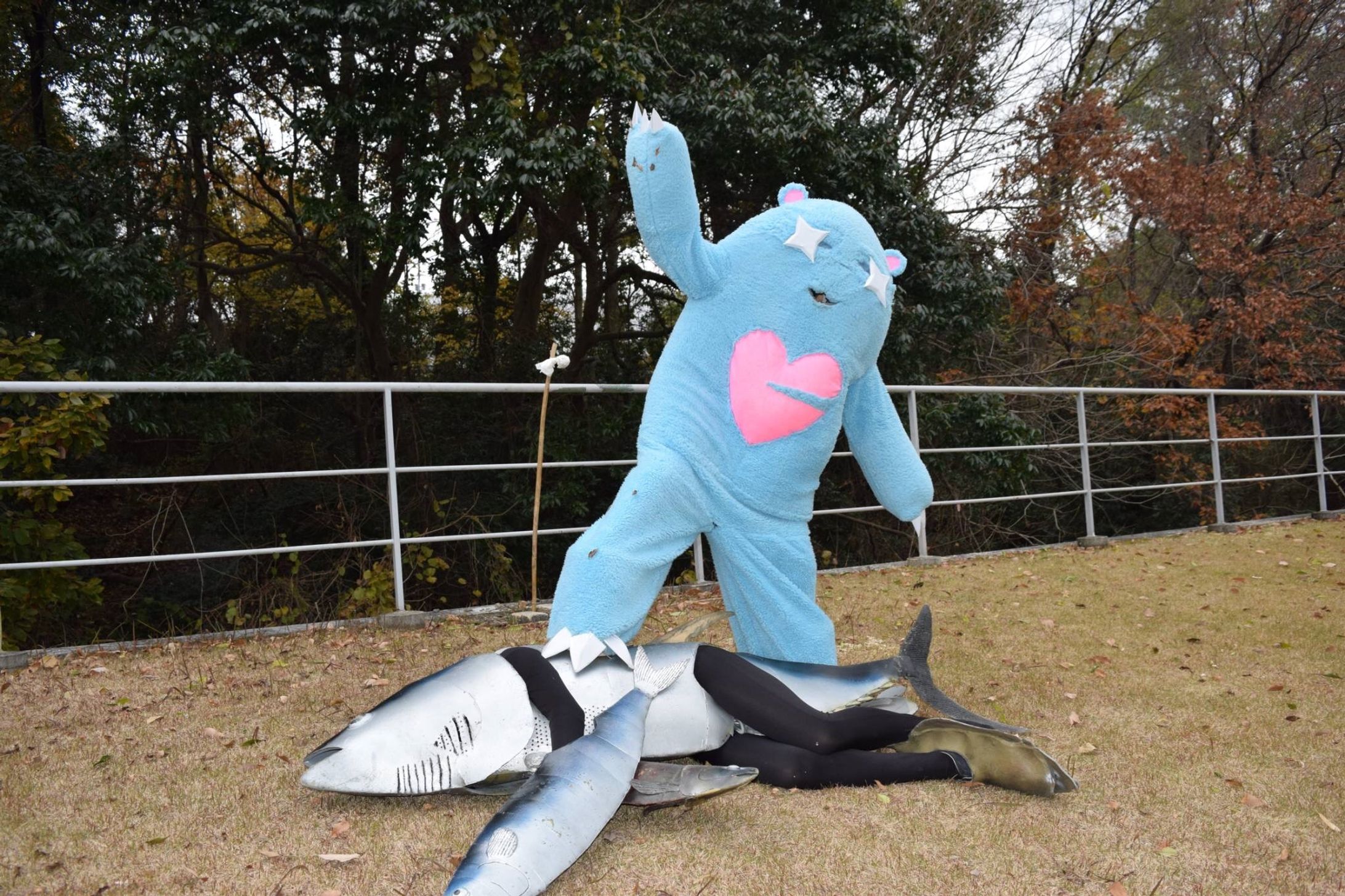 【着ぐるみ】忍びの里のくまくん-1