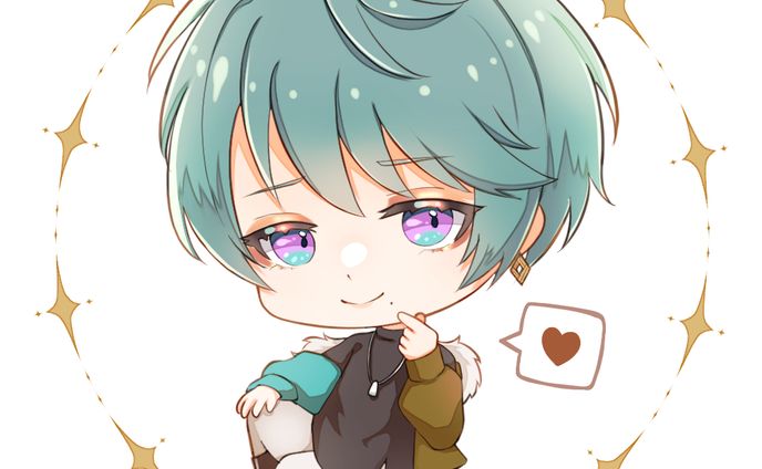 白兎満月様＊SDキャラ＆アイコンリング