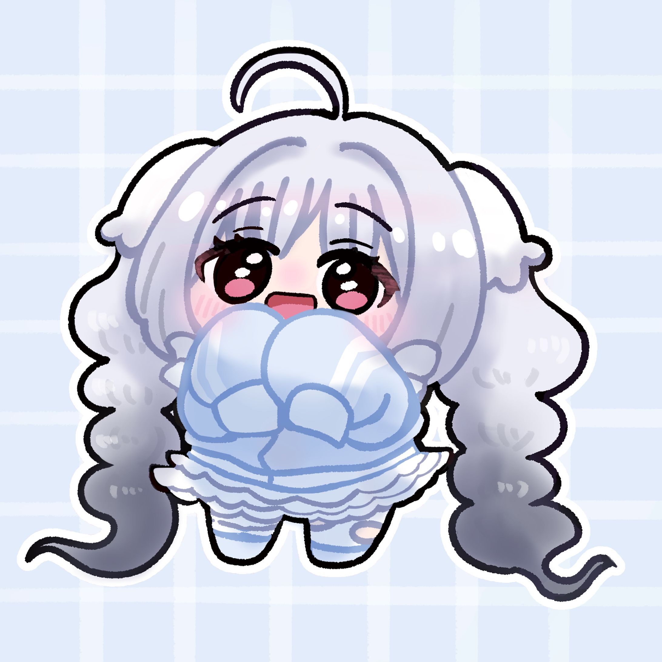 【FA】冥界おいで様 デフォルメイラスト（2頭身）-1