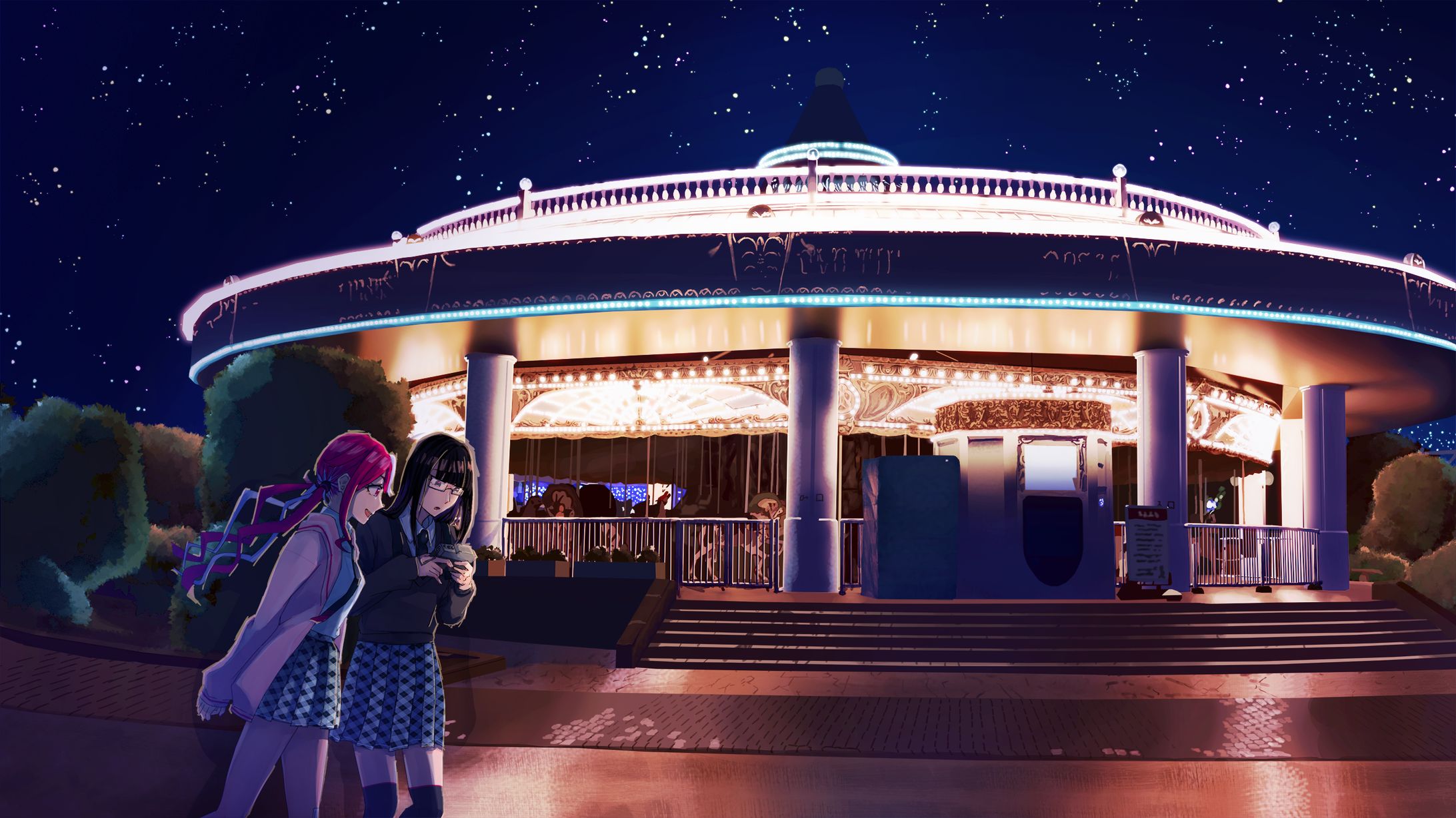 メリーゴーランドとJK-1