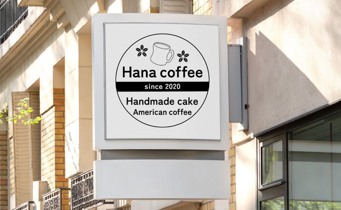 ロゴ（Hana Coffee様）