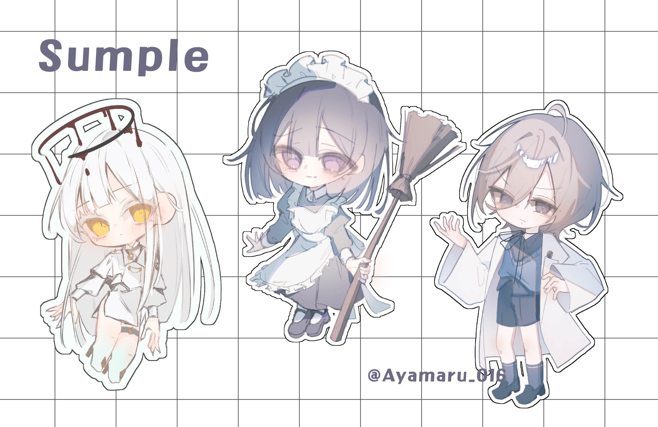 ミニキャラサンプルまとめ-1