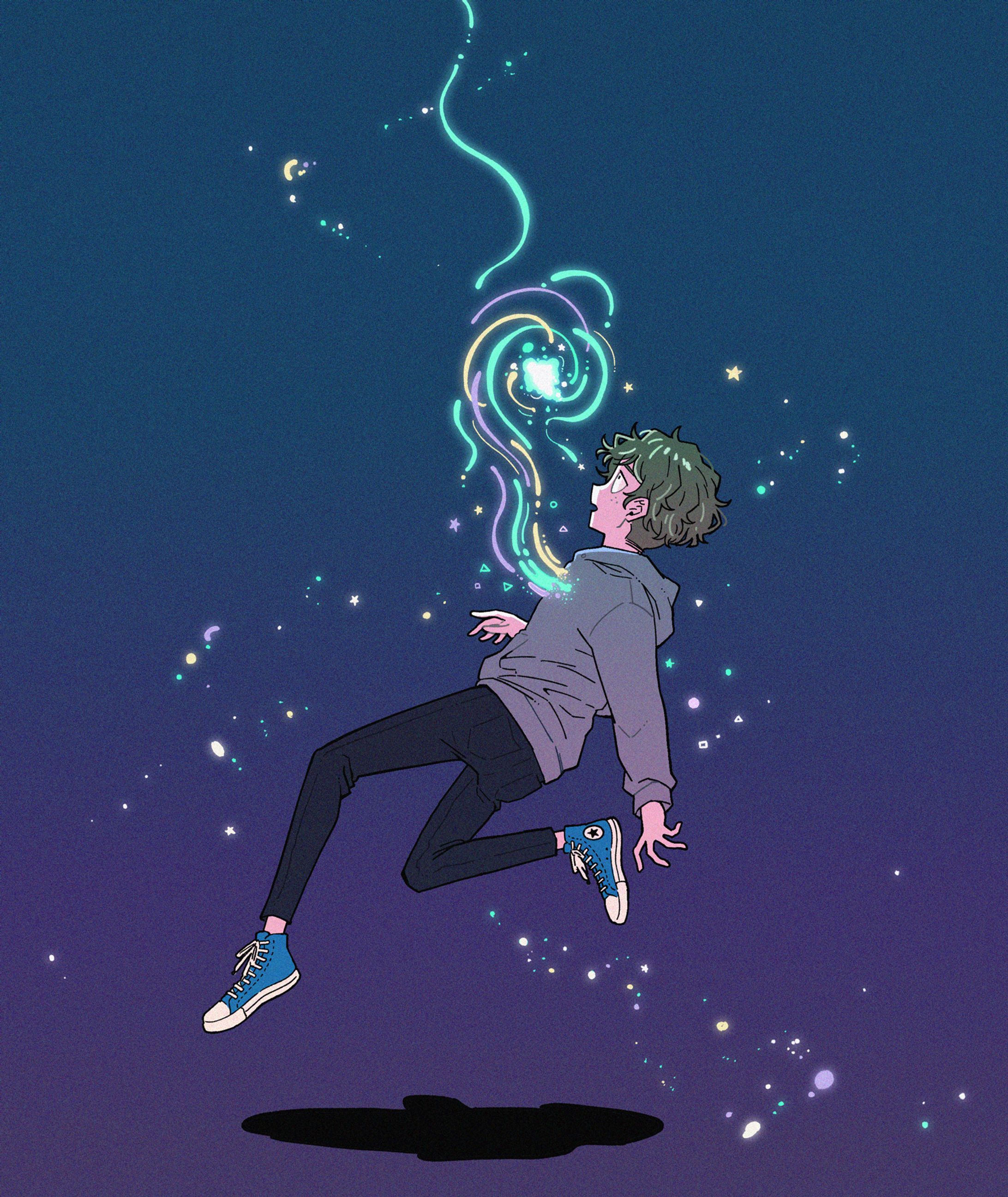 [original illust] 溢れ出す魔法-1
