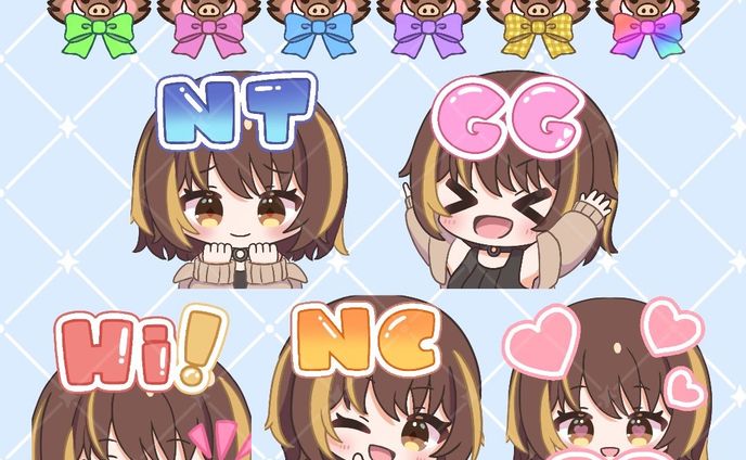 由良ゆりあ様 YouTubeスタンプ＆バッジ
