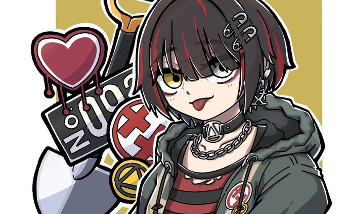 新衣装ましろﾒﾒ(ステッカー風)
