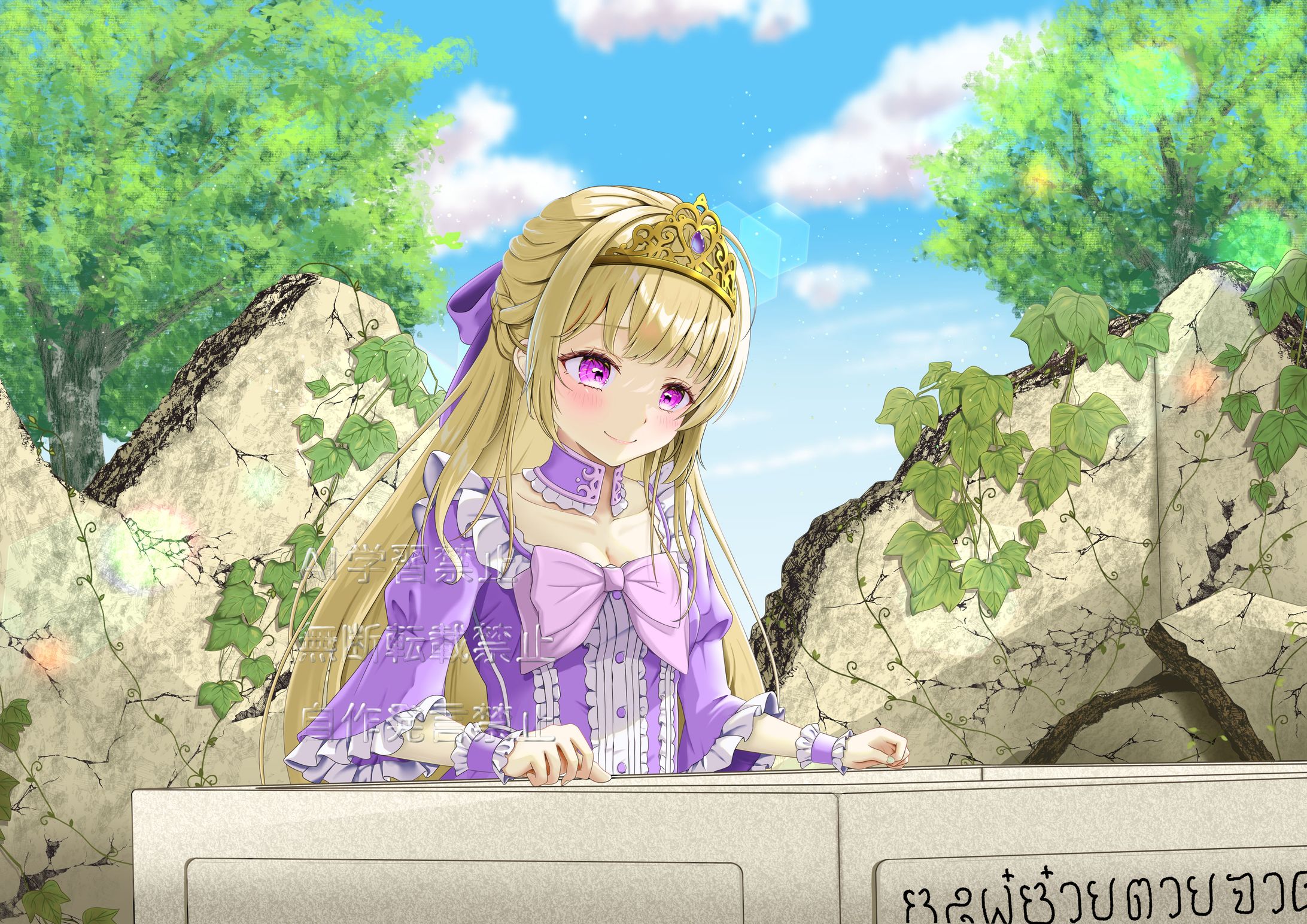 朗読動画用イラスト-1