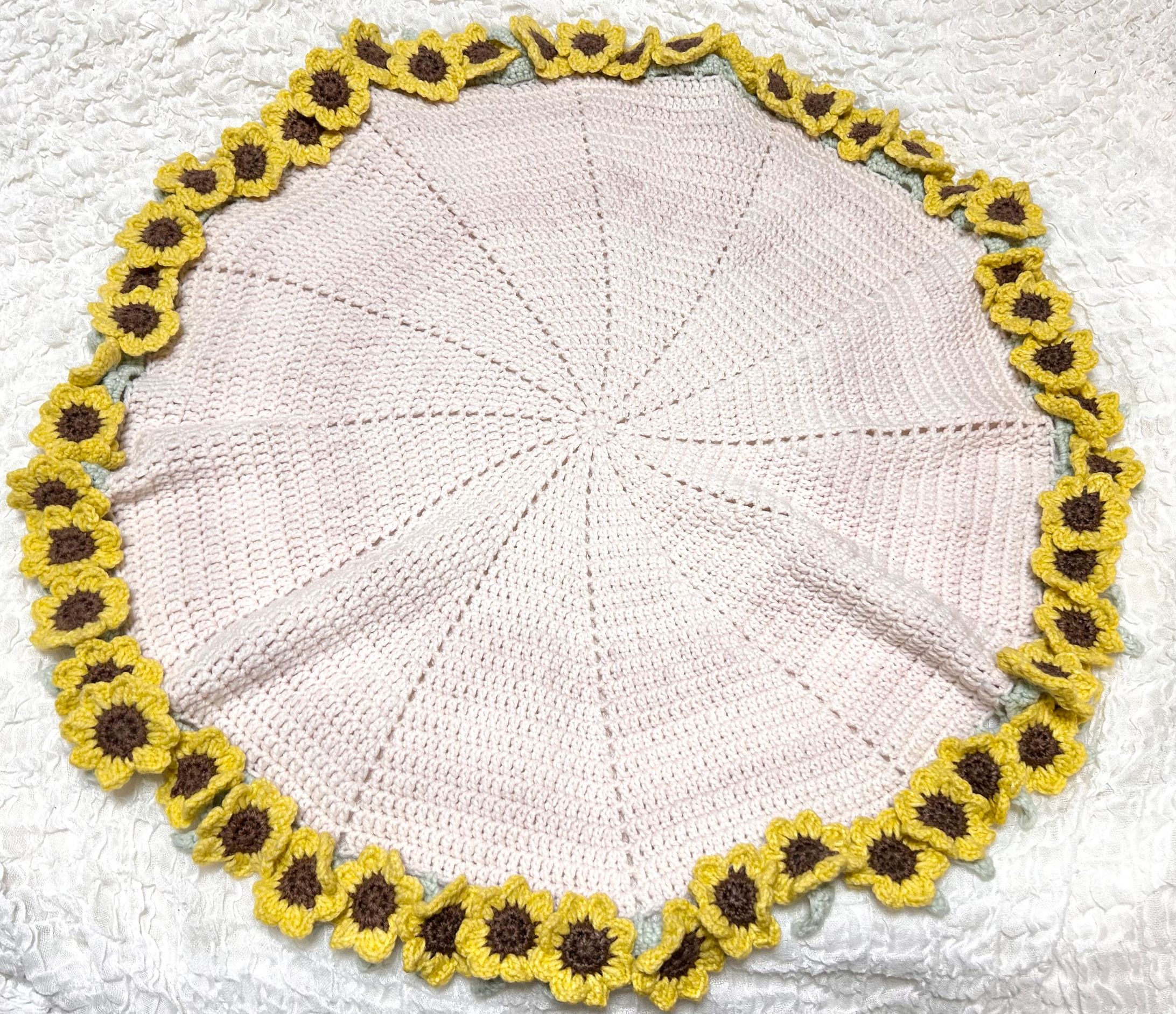 ひまわりのブーケブランケット-1