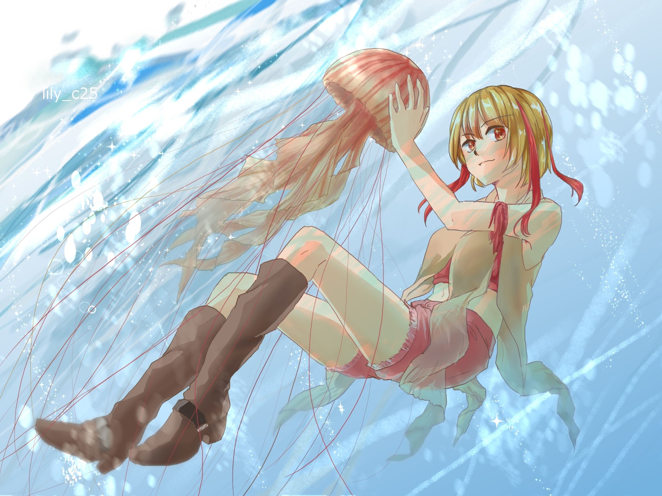 クラゲ擬人化／2019年生制作-1