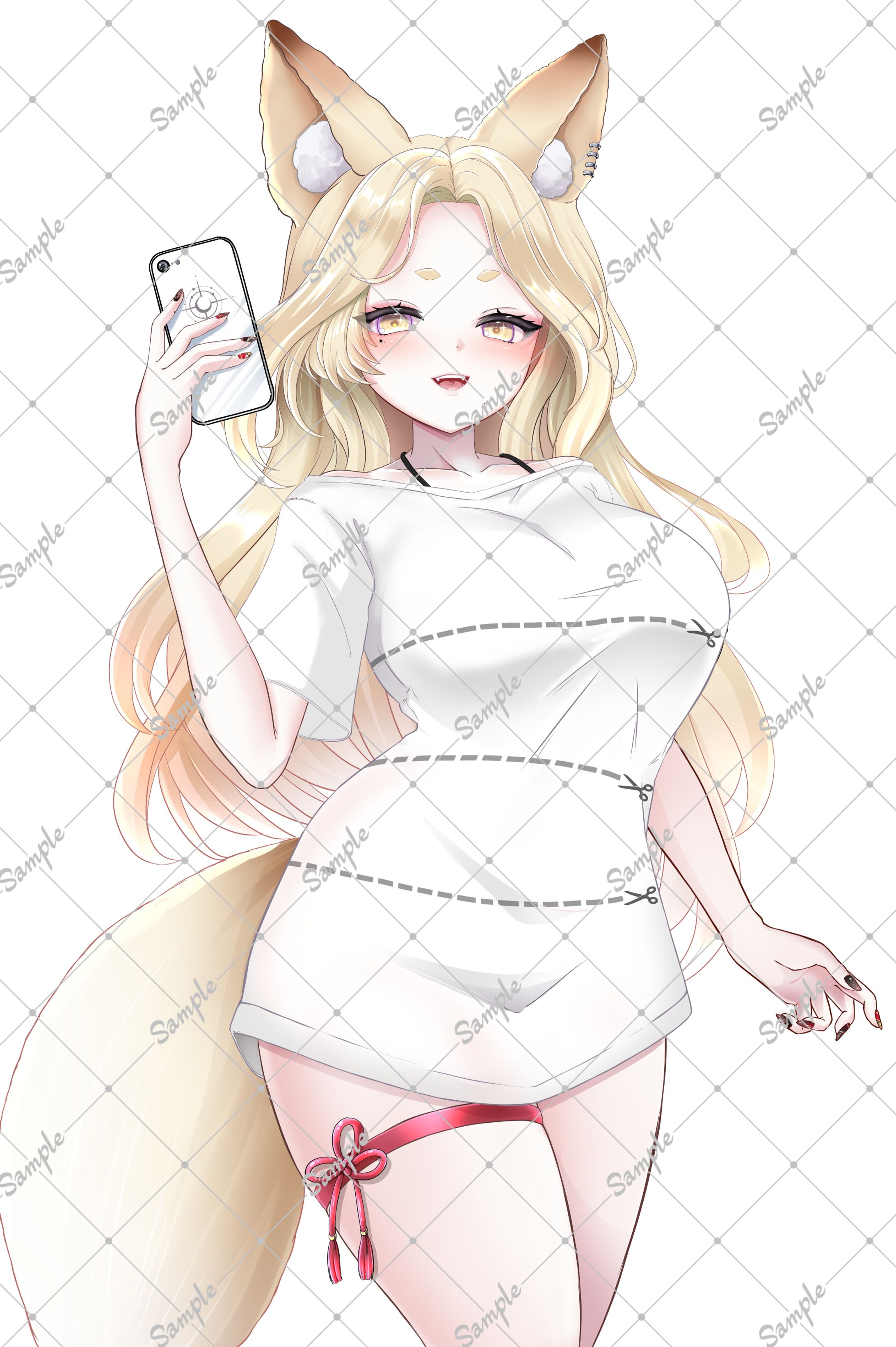 【work】狐々金 蘭夢様　SNS用イラスト-1