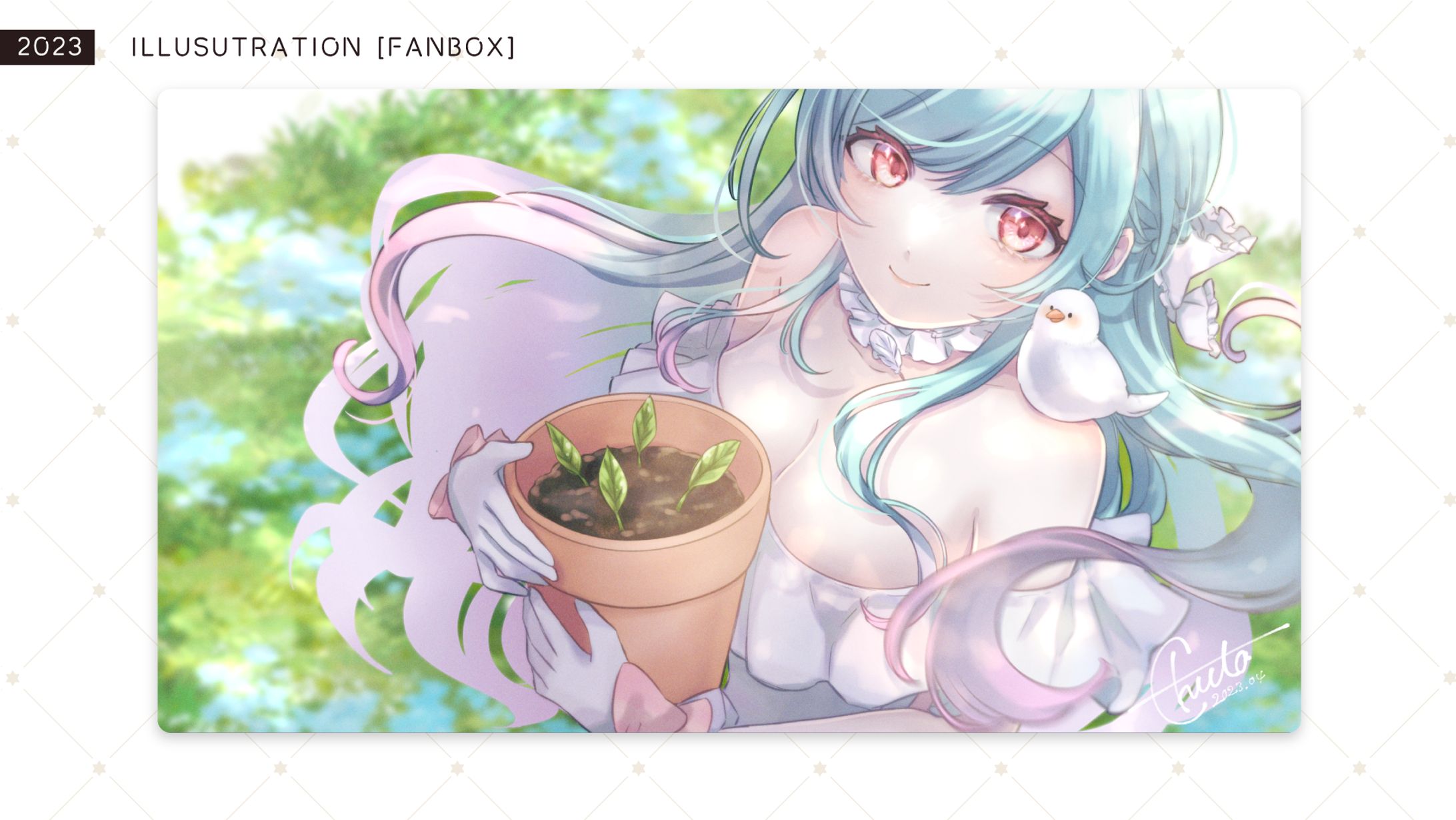 FANBOXリクエストイラスト] 羽舞クラリス様 [2023/04]