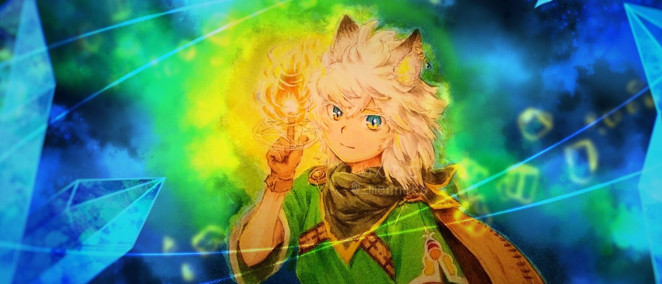 ケモミミと青の結晶洞窟-1