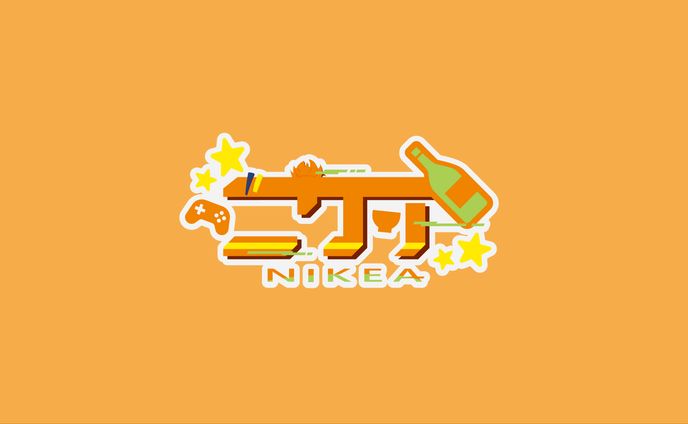 モノクロロゴデザイン、mmd動画制作(vtuber)