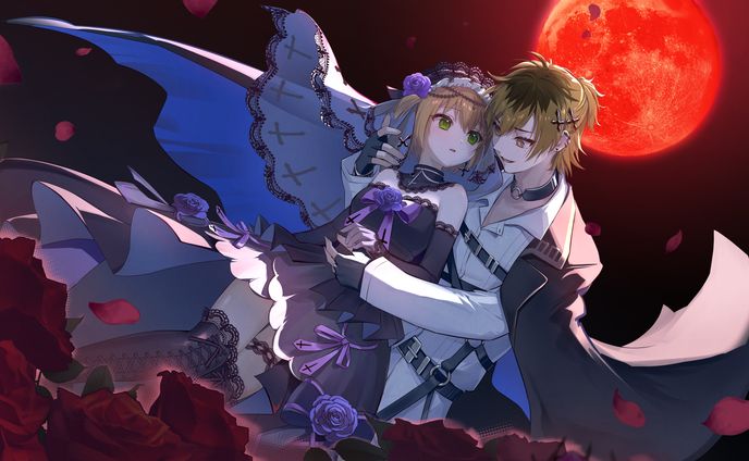 「Blood Moon Waltz」MVイラスト