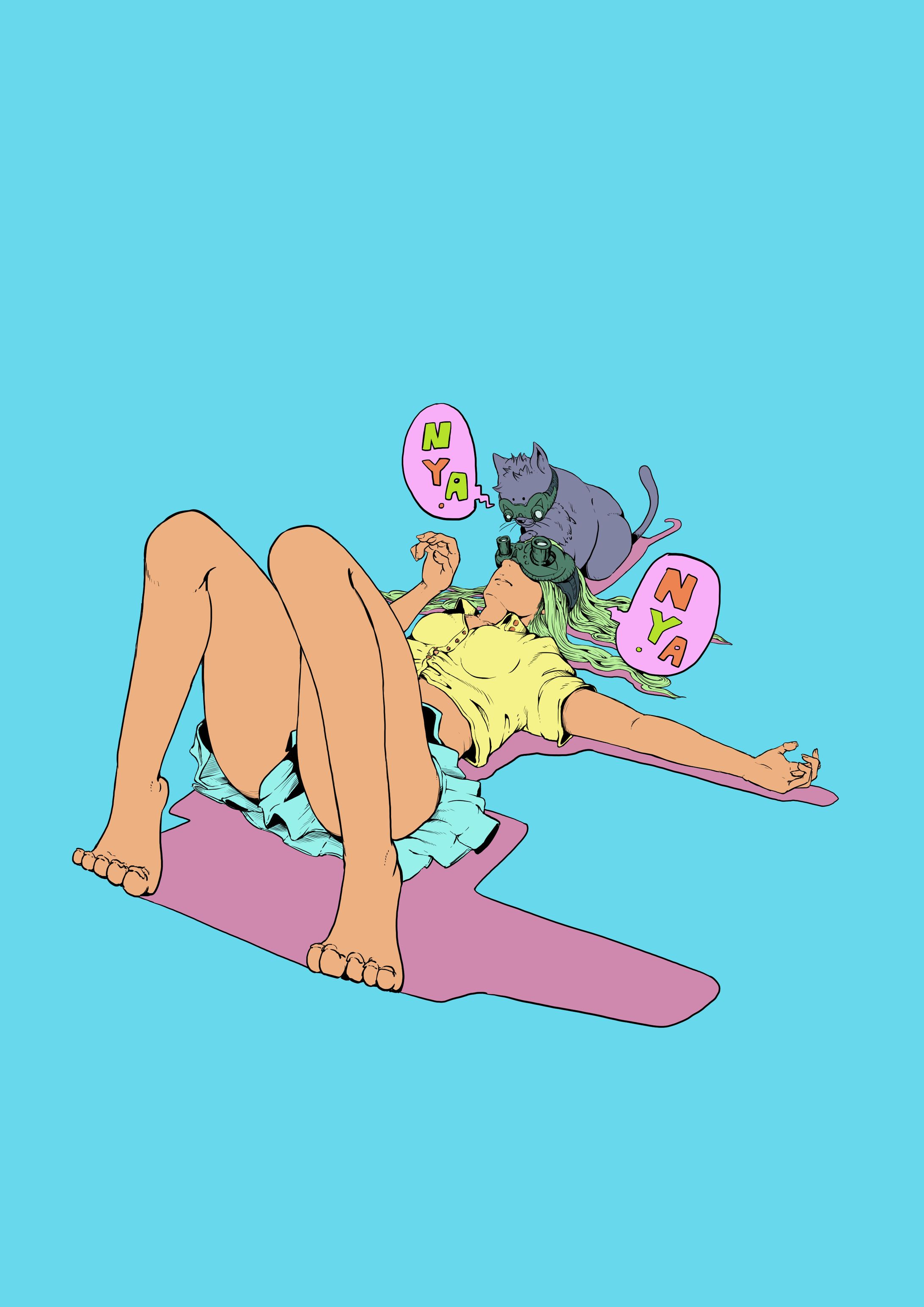 猫とゴーグルと私-1