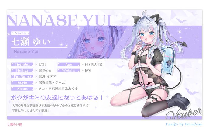 Profile Image Design / 七瀬ゆい