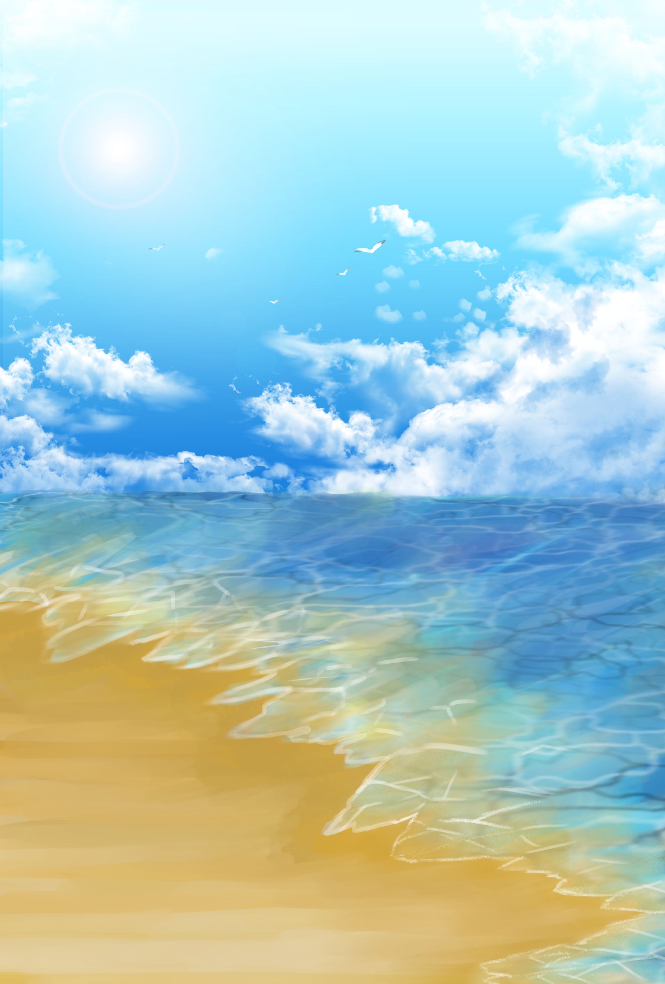 REDMOON　ポストカード用イラスト　1-1