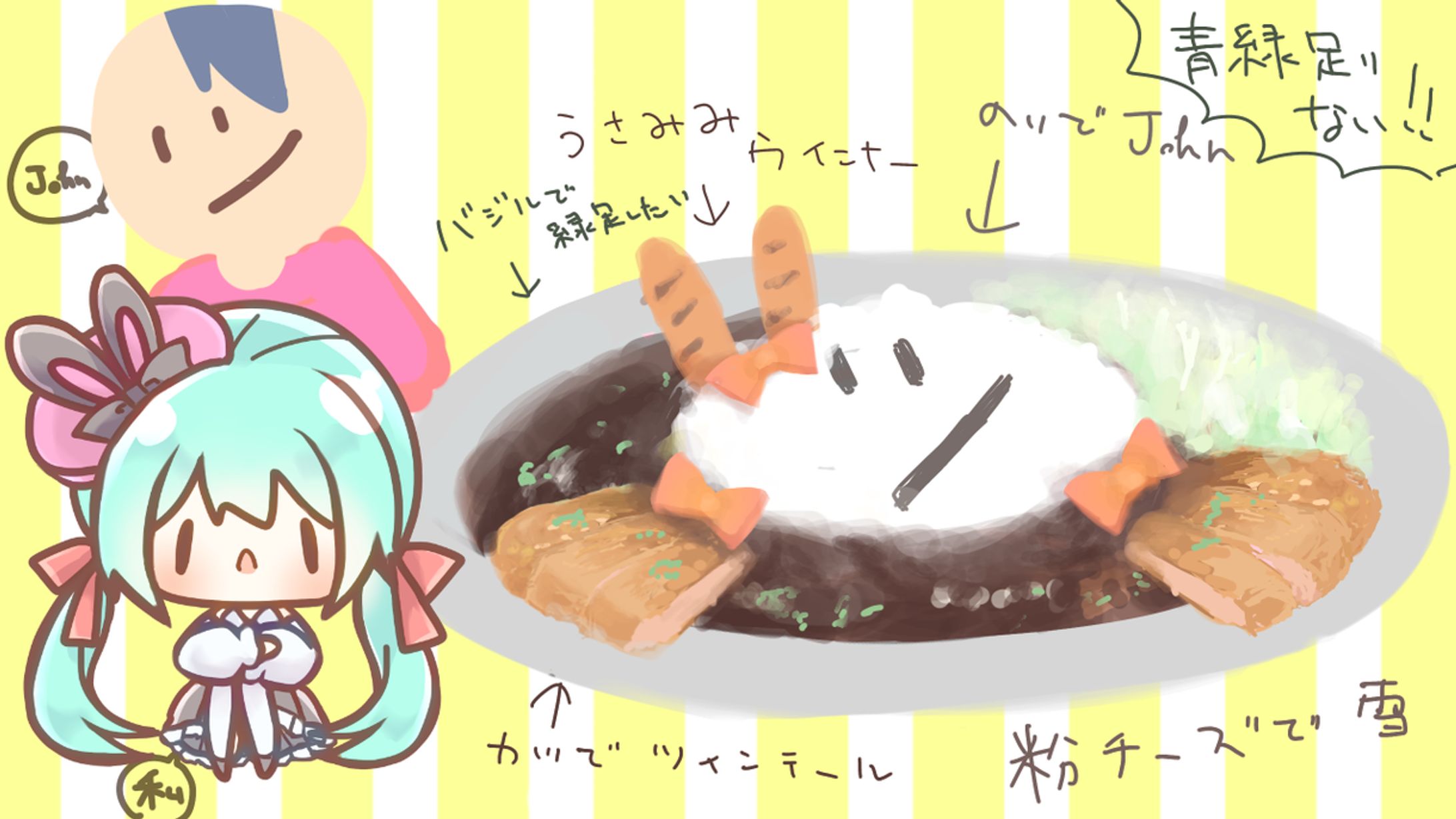 キャラクターコラボのメニューイラスト-1