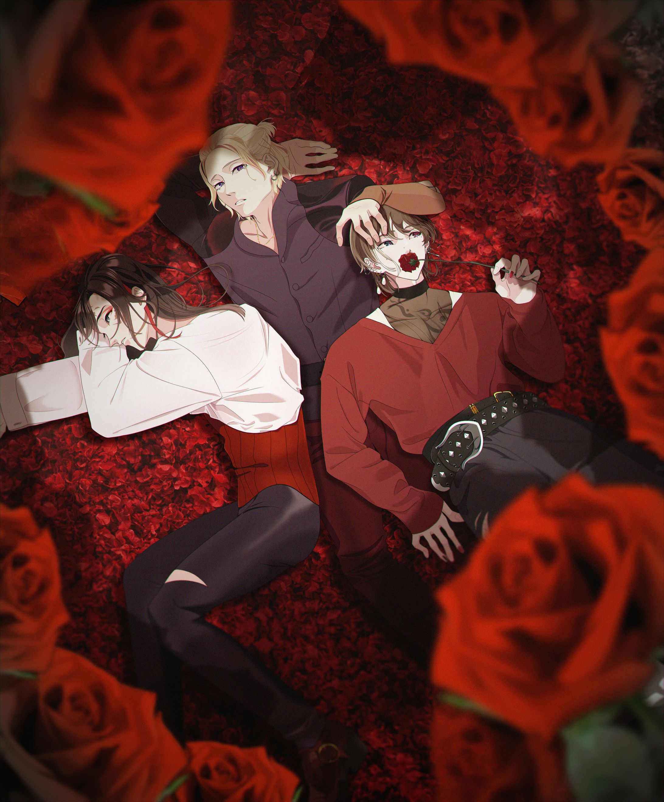 コミティアで出したイラスト集の表紙に使ったイラスト-1