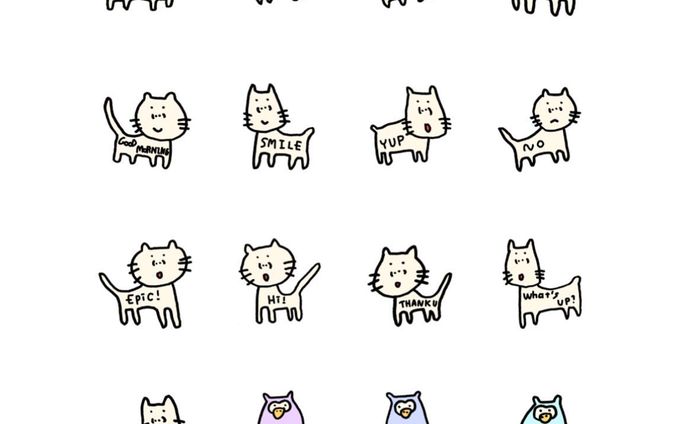 LINE スタンプ　ANIMALS' RIGHTS