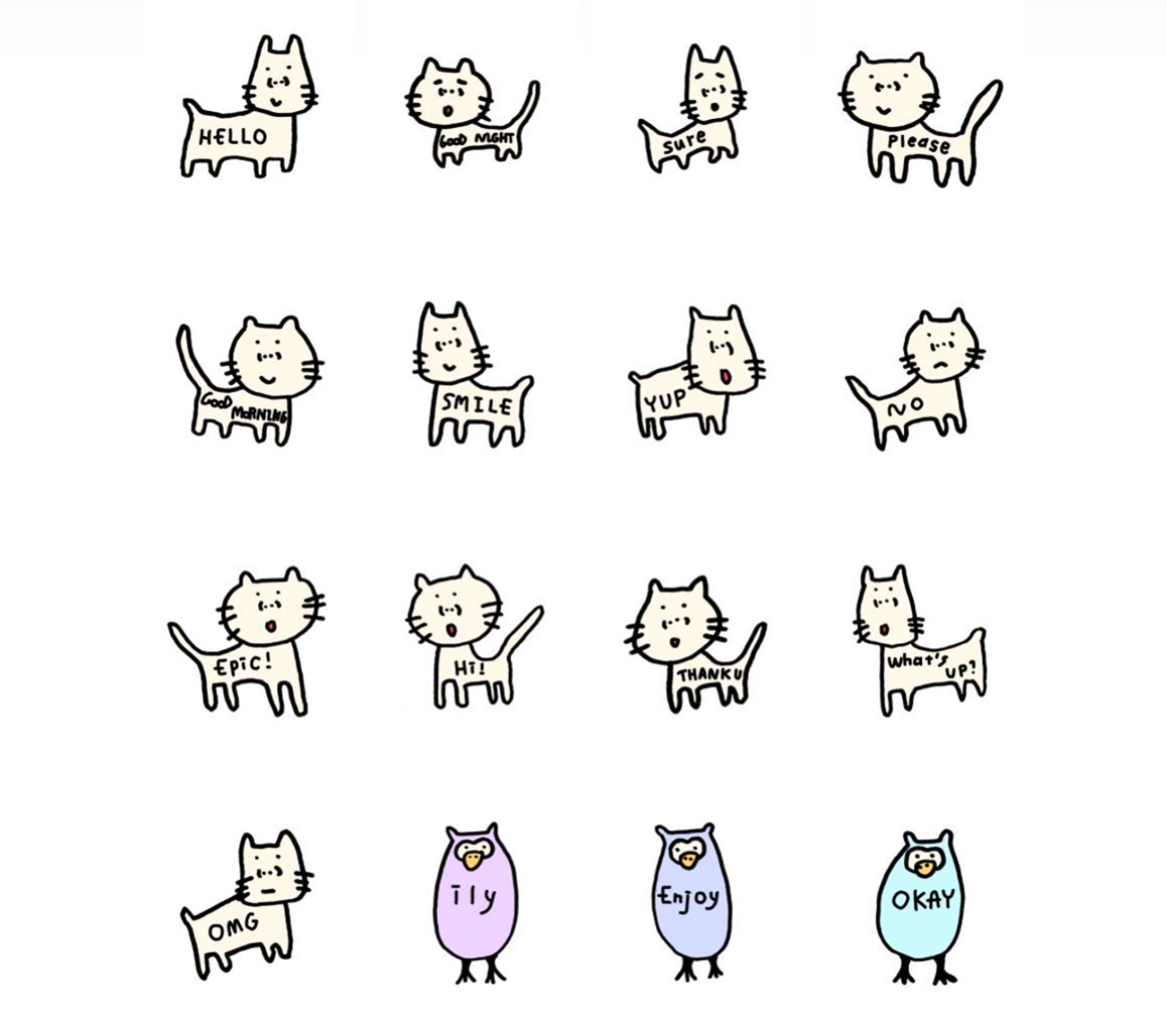 LINE スタンプ　ANIMALS' RIGHTS-1