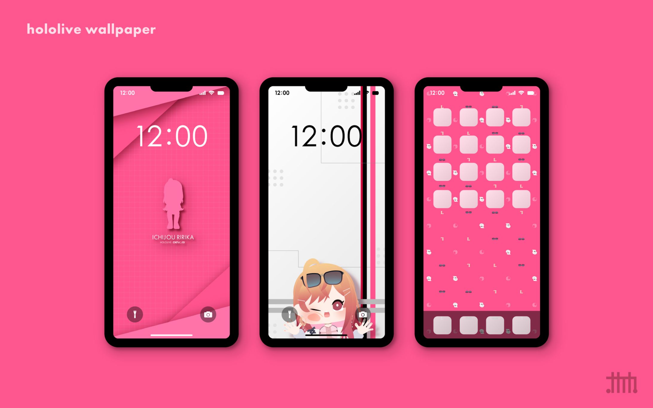 【二次創作】スマホ壁紙 一条梨々香-1