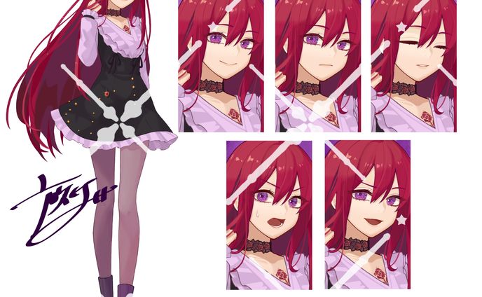 【ご依頼】TRPG用立ち絵・表情差分・ディスプレイ【2023】