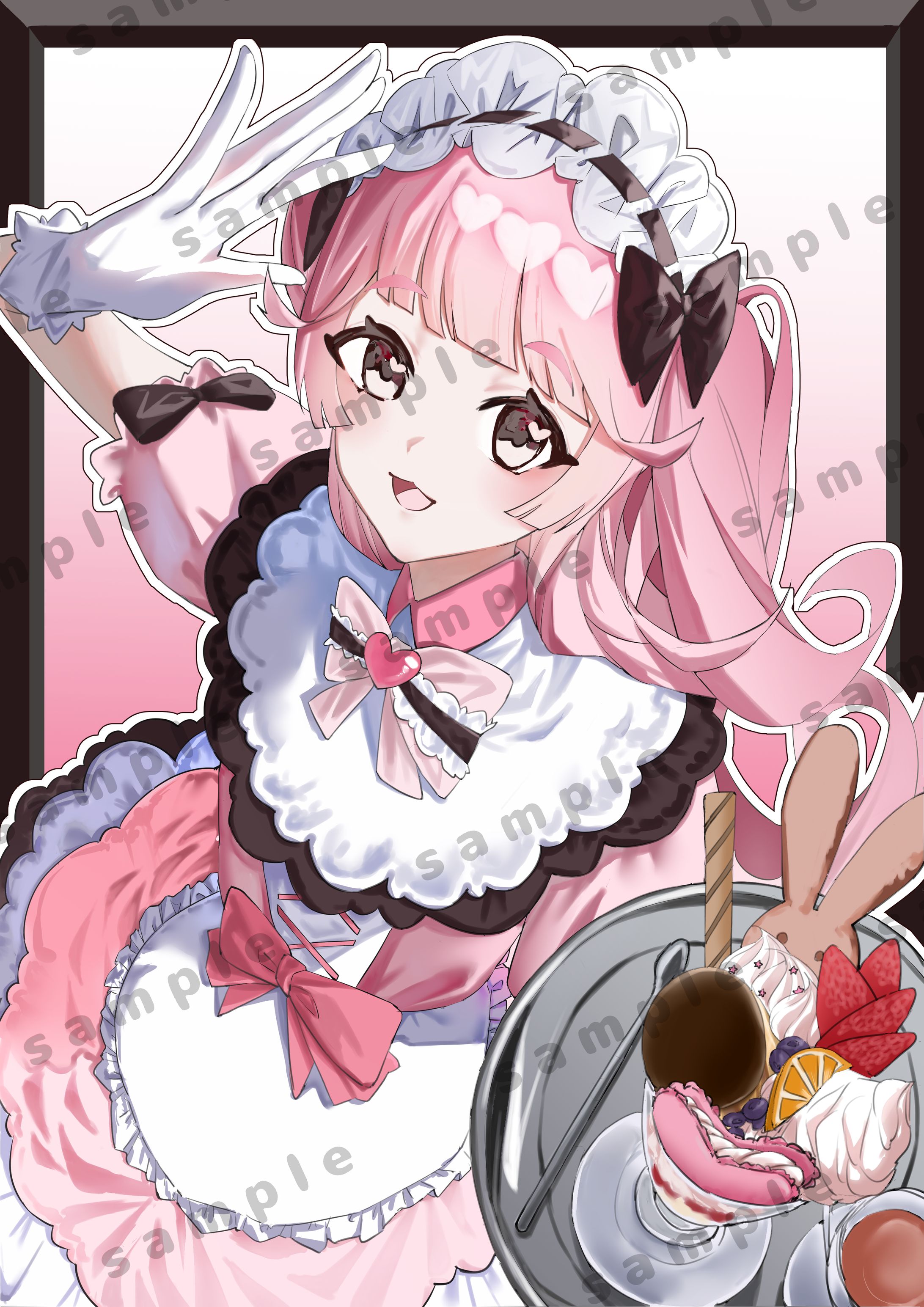 梨桃なた様　一枚絵-1