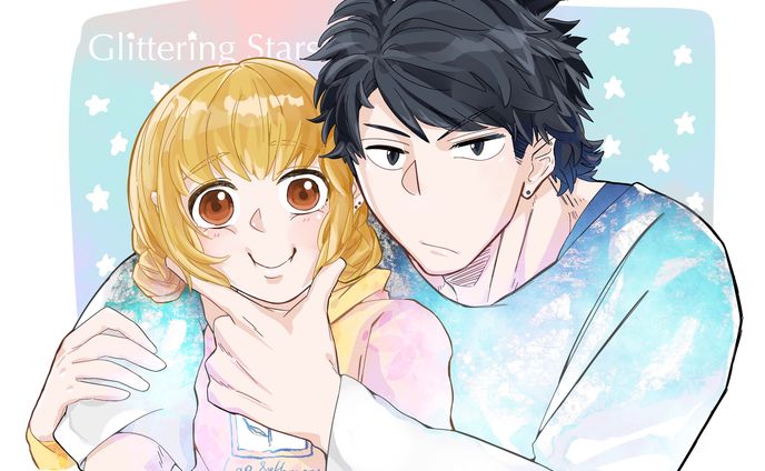 一枚絵イラスト
