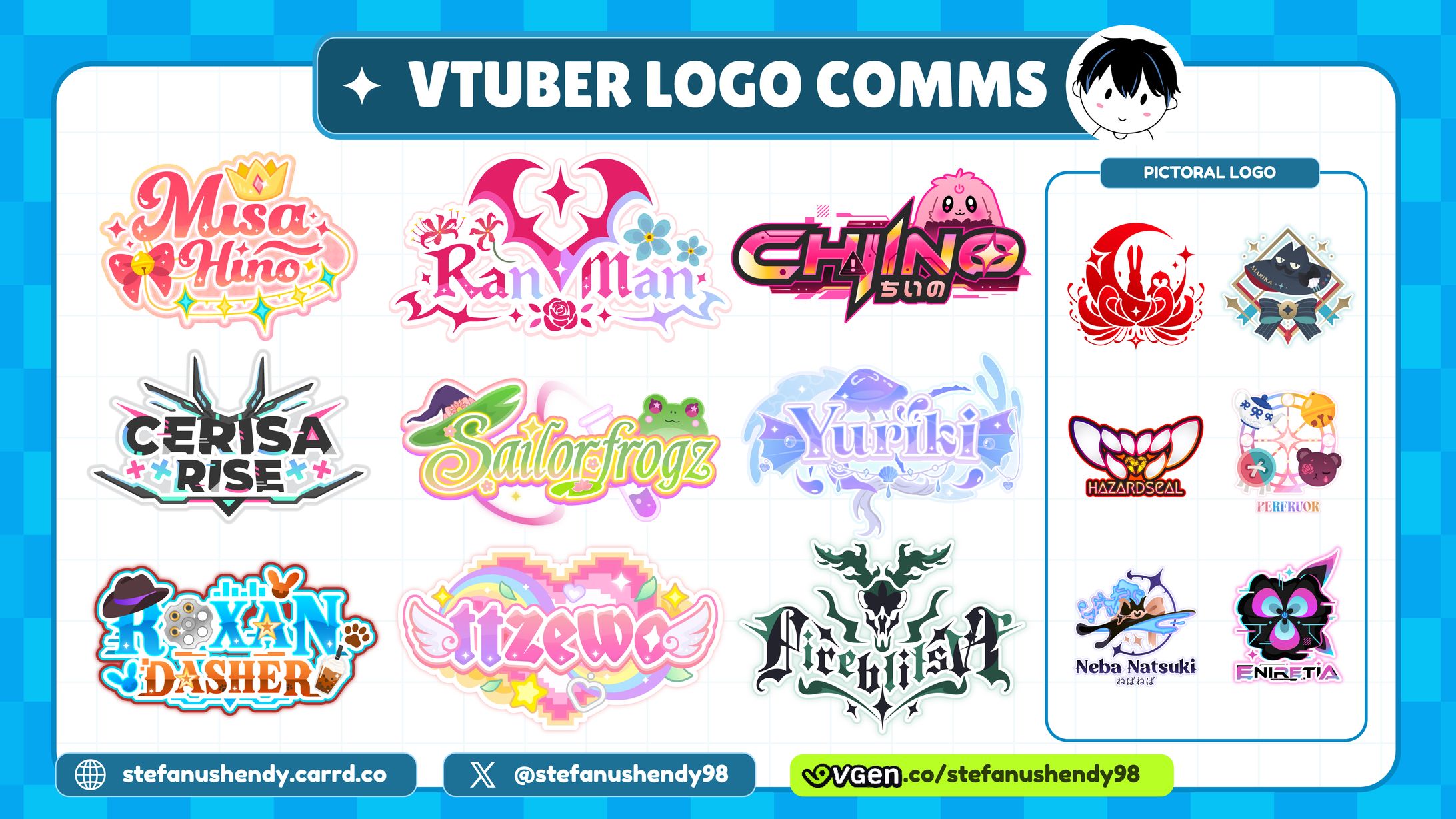 Vtuber Logo Comms by SeHa-1