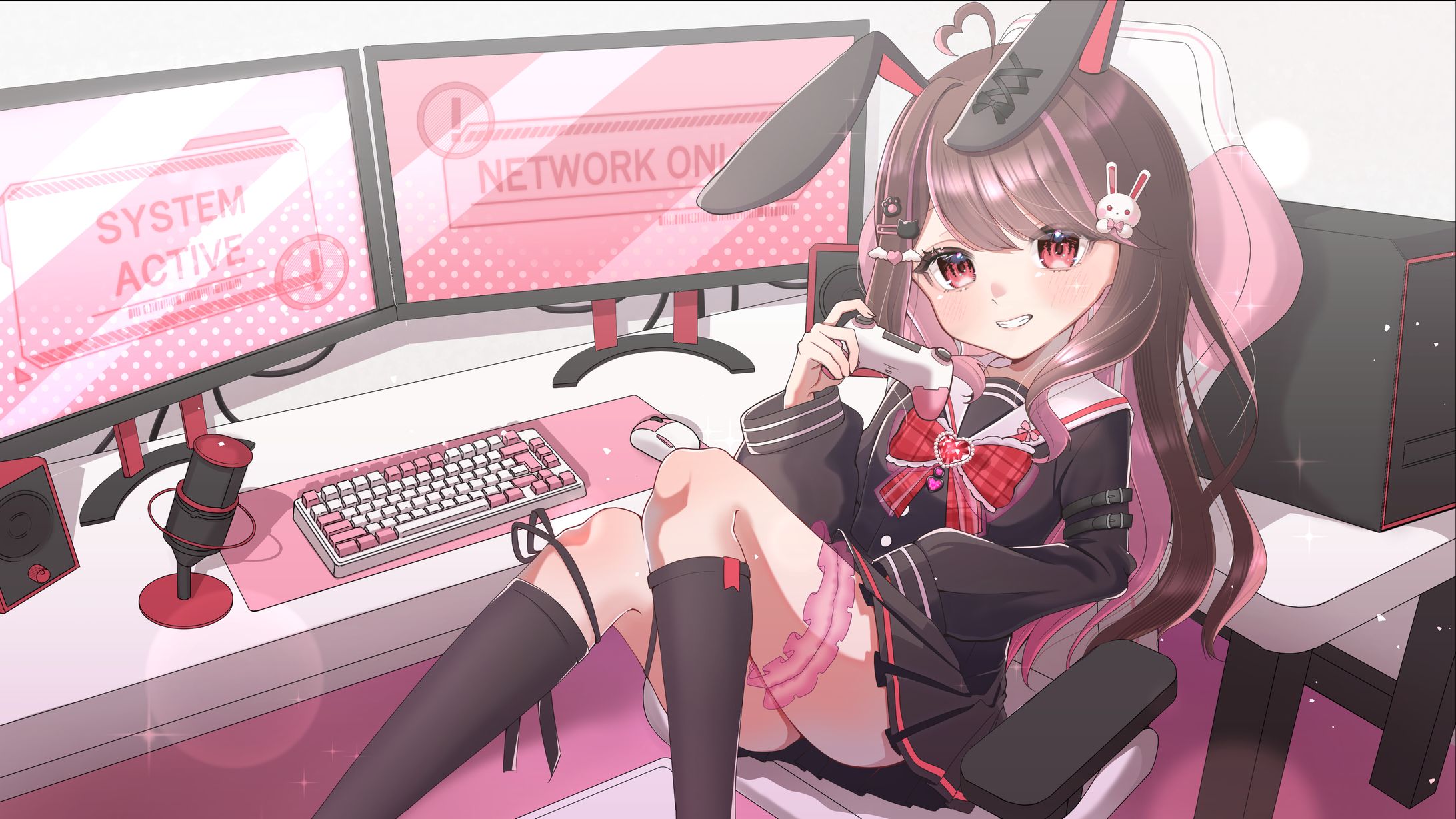 紅乃うさ様 / Skeb絵-1