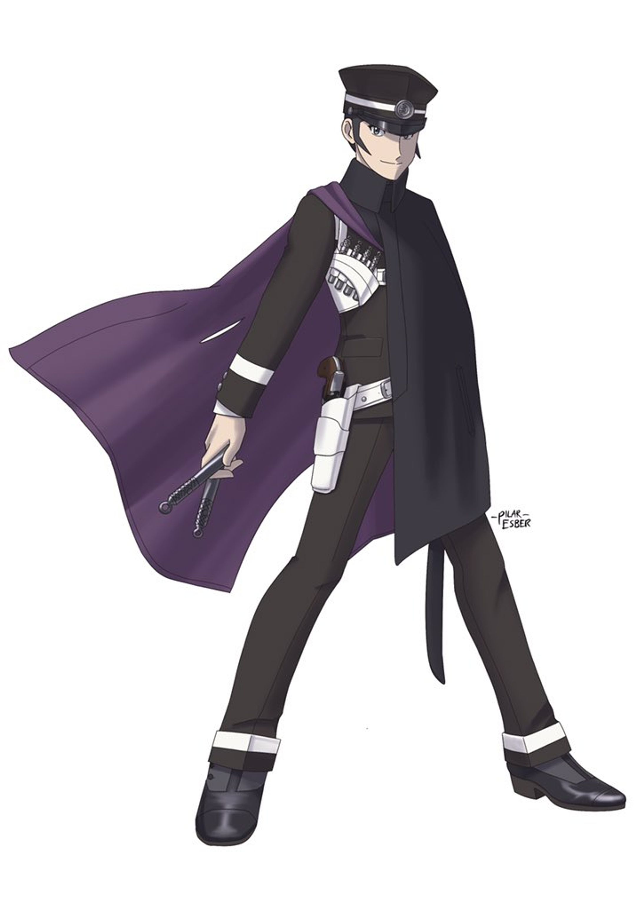 Pokemon style: Raidou and Demi-Fiend-1