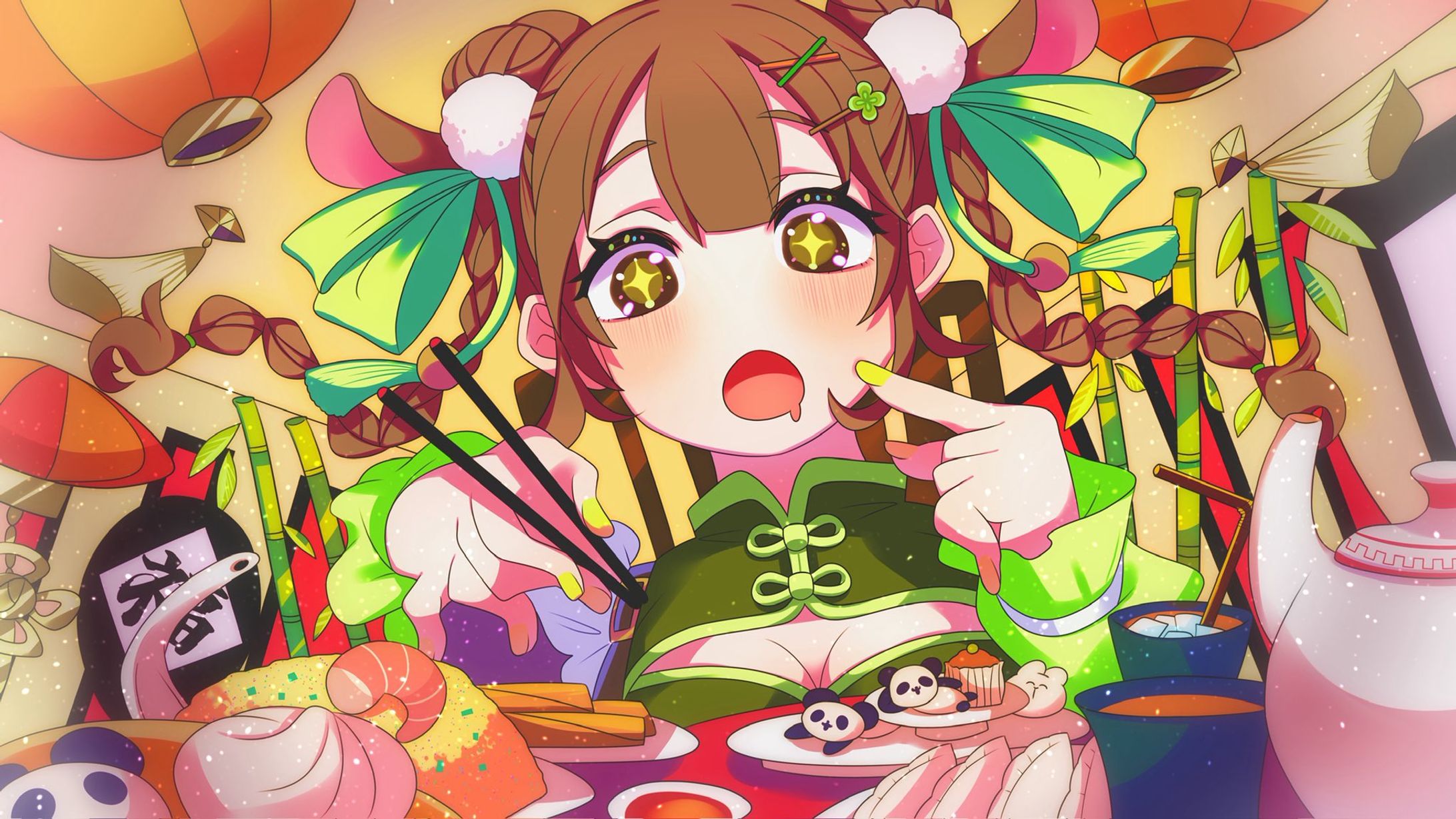 茶乃町るい 様 4周年記念イラスト-1