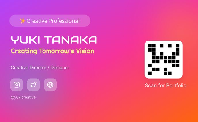 クリエイター向けデジタル名刺（パーソナルブランディング）