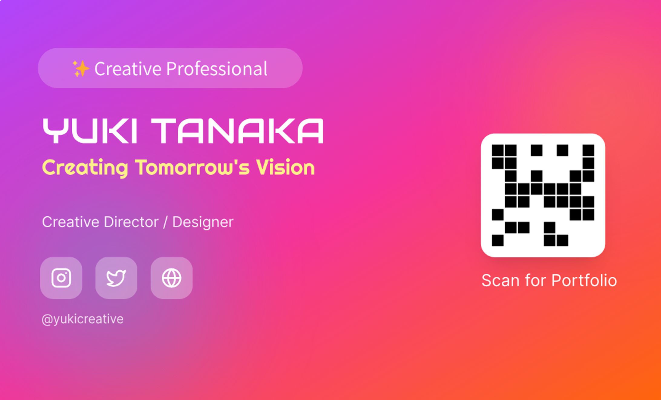 クリエイター向けデジタル名刺（パーソナルブランディング）-1