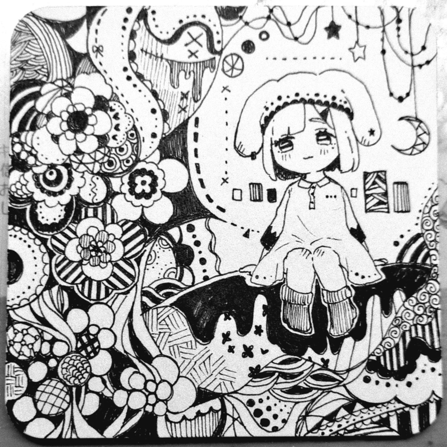 ごちゃごちゃなイラスト