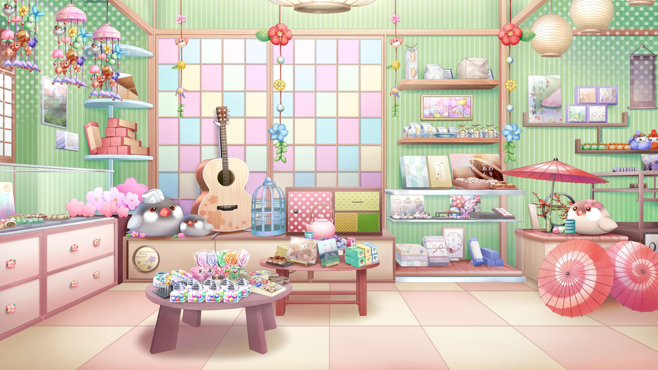 【依頼】Vtuber桜葉様背景イラスト-1