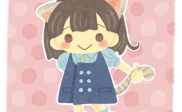 猫耳女の子