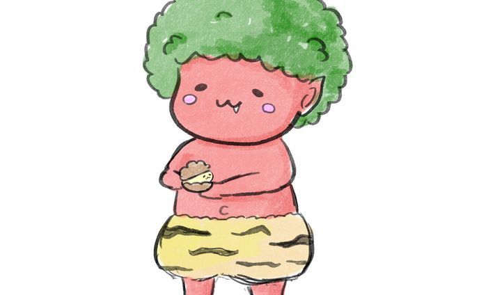 お絵描き、ねこ