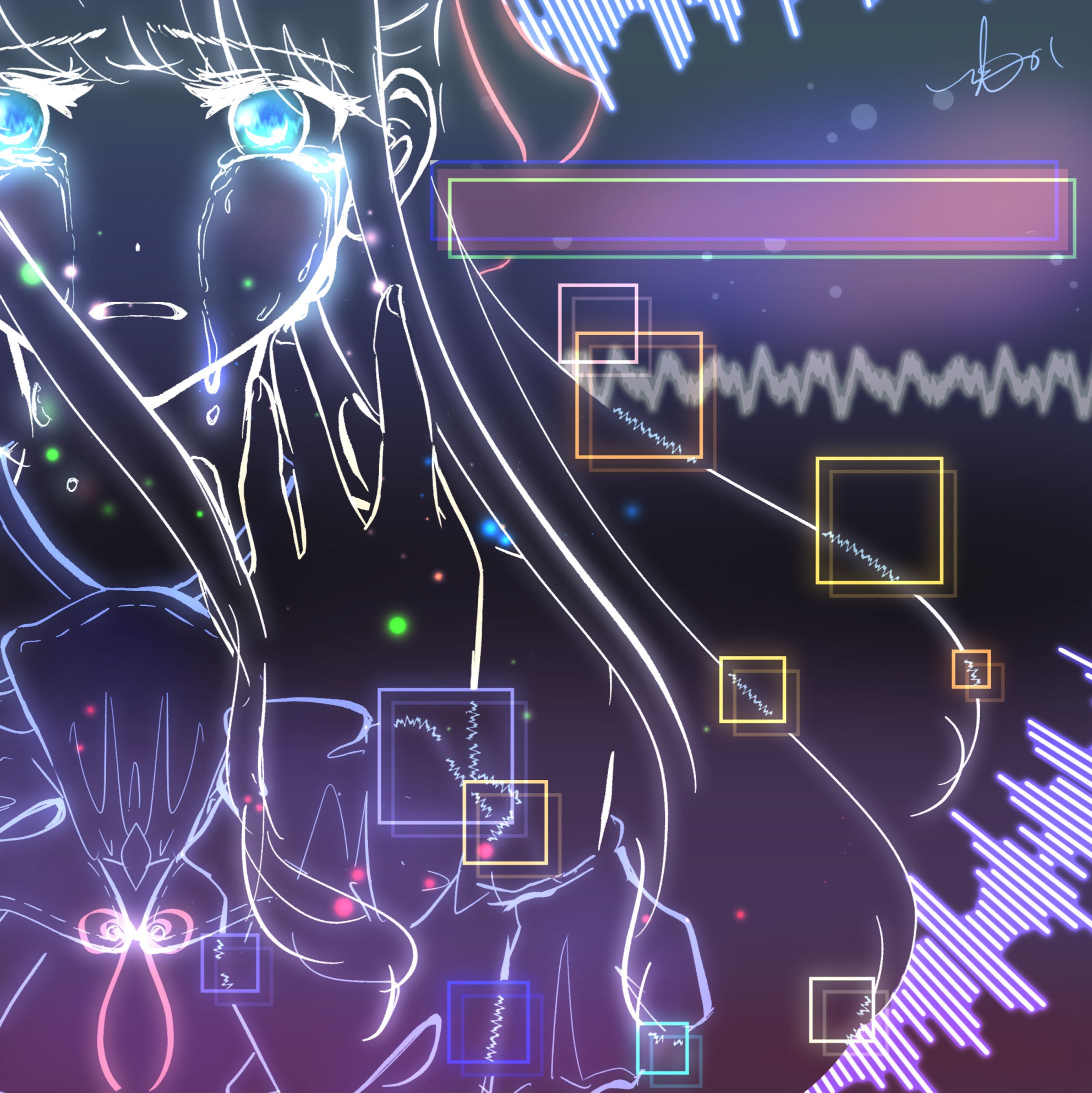 「夜明けに咲く影花の歌姫」カバーイラスト-1