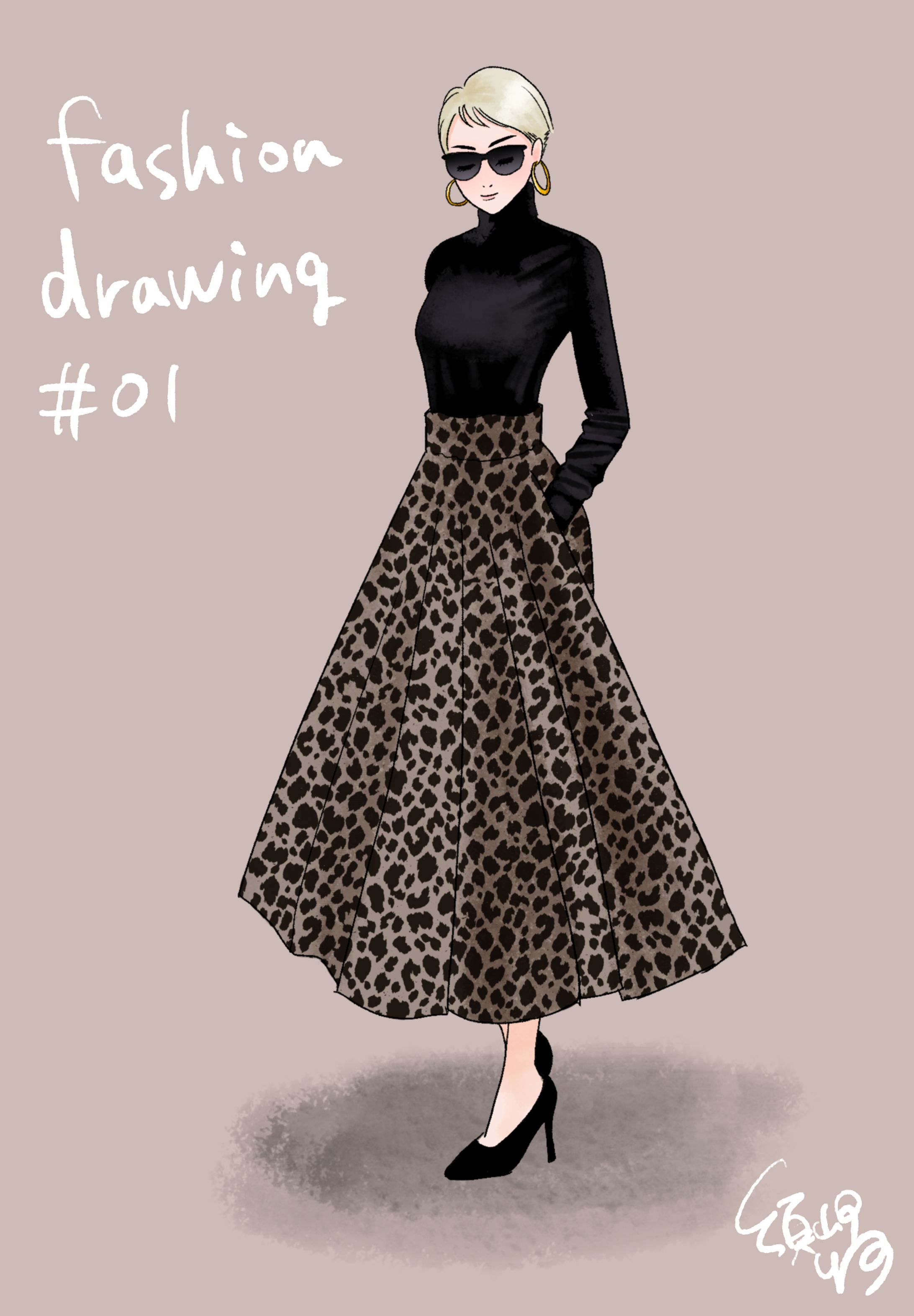 fashion drawing #01-1