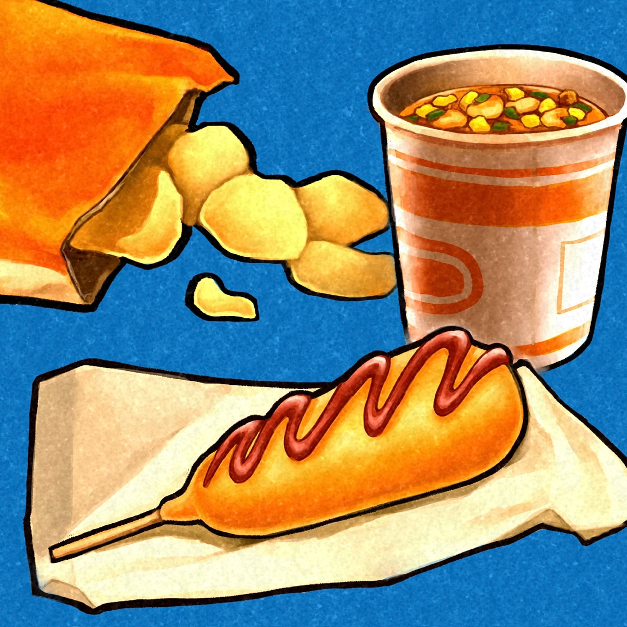 コンビニお夜食-1