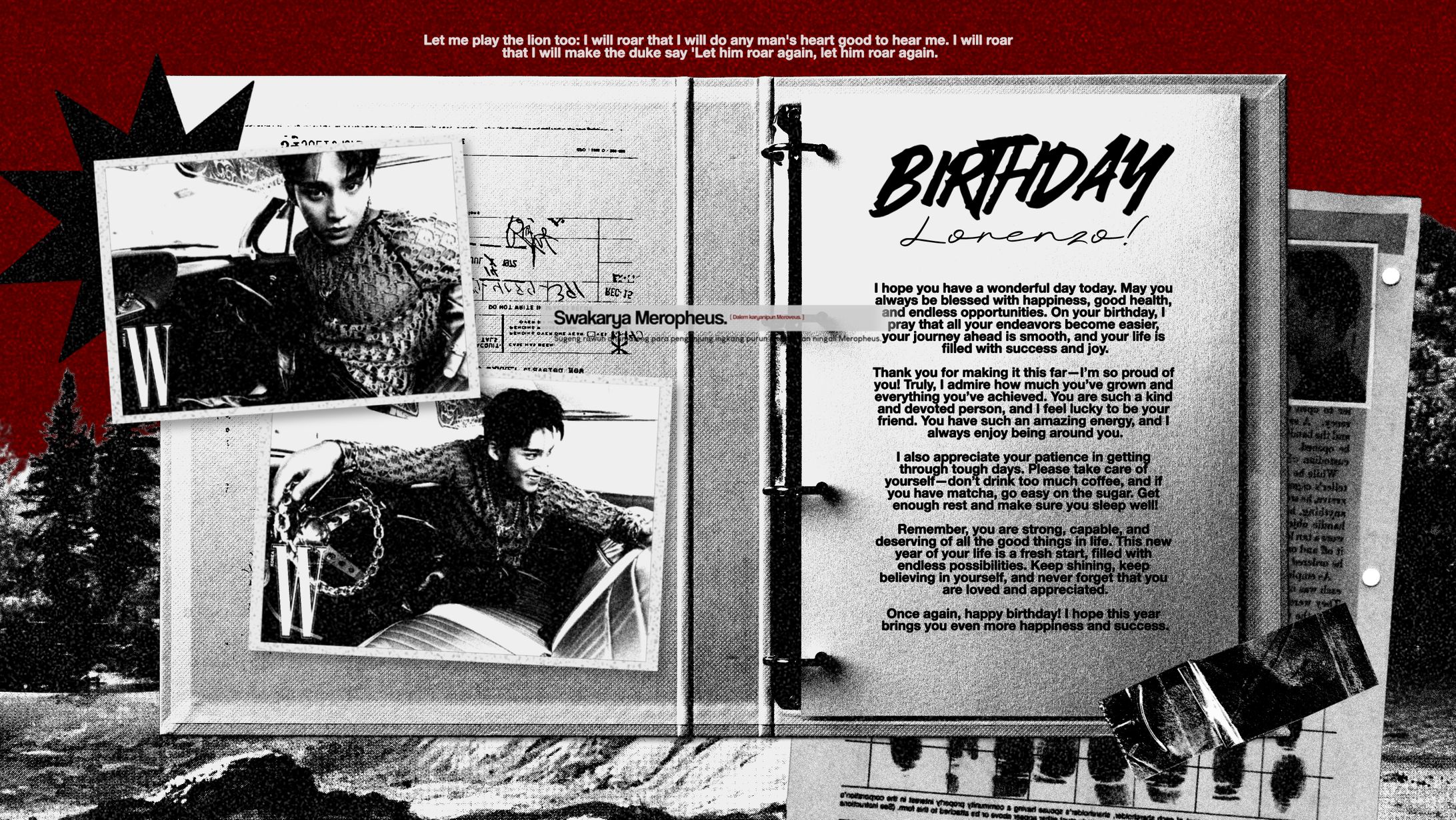 LETTER: DEAREST LORENZO-1