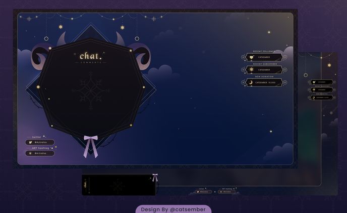 VTuber Overlays Design