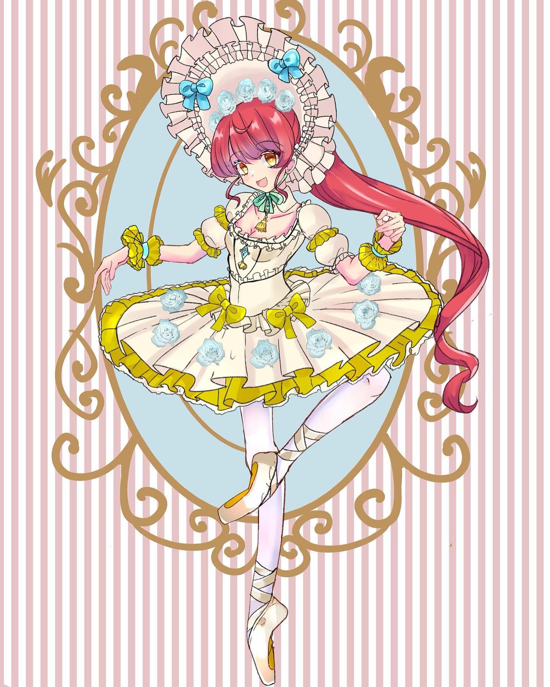 みかん😇🩰☕
この前のカフェ衣装をアレンジしました

#イラスト　#illust #イラストグラム 
#illustragram #プリパラ  #pripara #ballet #バレエ-1