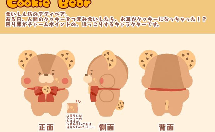 キャラクター三面図&カプセルトイ商品提案