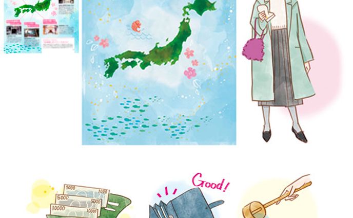 イラスト描き、健康